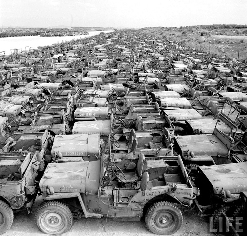 Jeep cemetary Okinawa