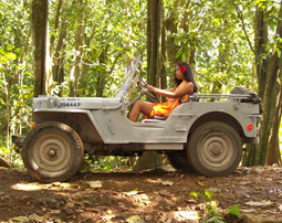 US navy jeep